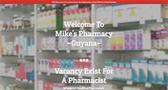 Desktop Screenshot of mikespharmacygy.com