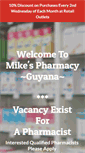 Mobile Screenshot of mikespharmacygy.com